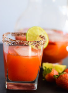 Strawberry Chipotle Margaritas